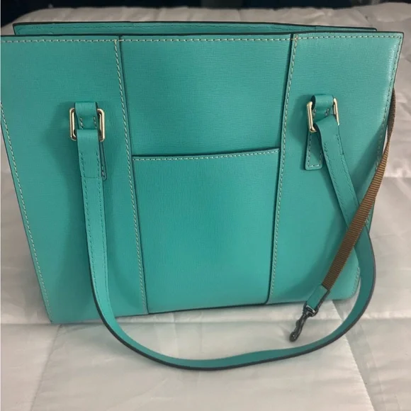 Dooney & Bourke Aqua Tote Bag - Picture 2 of 13